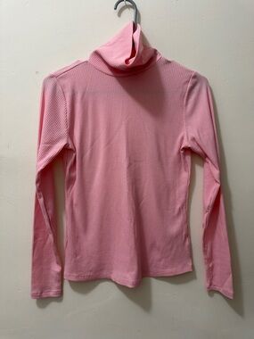 Old Navy Pink Ribbed Turtleneck Sweater